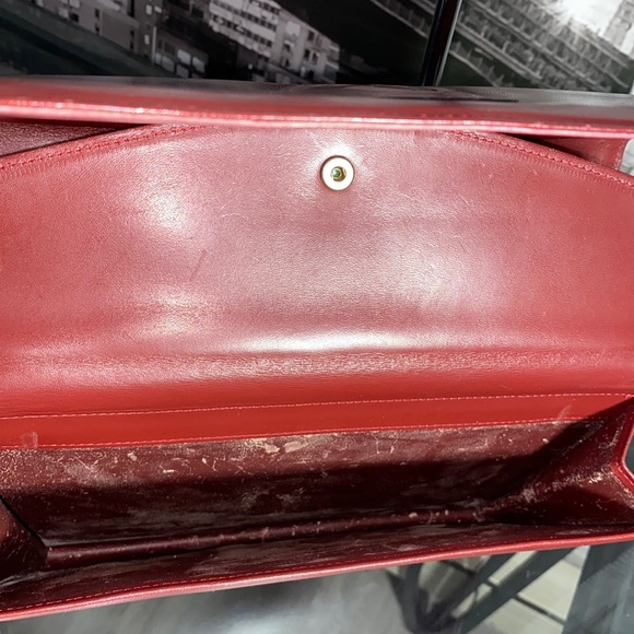 Authentic Cartier MustLine Bordeaux Leather Shoulder Bag - Picture 14 of 17